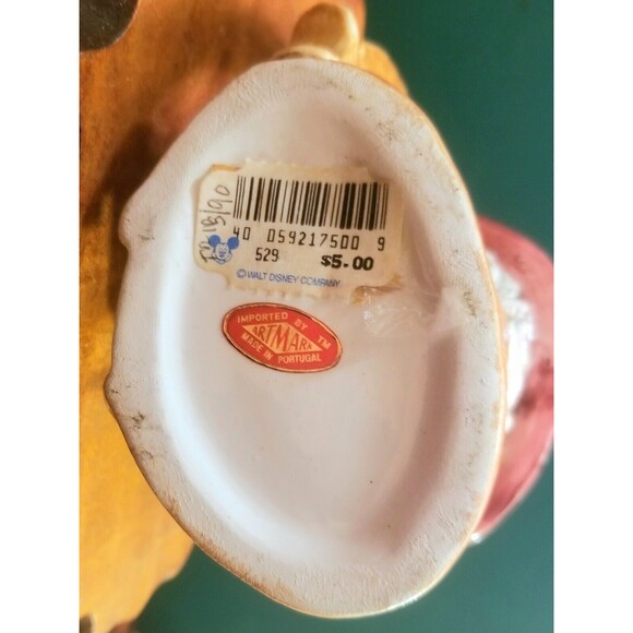 Vintage Magrou Artmark Old Man Toby Mugs 3.75" w/ Original Disney Parks Stickers - Picture 8 of 15